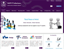 Tablet Screenshot of nhpitsolutions.com